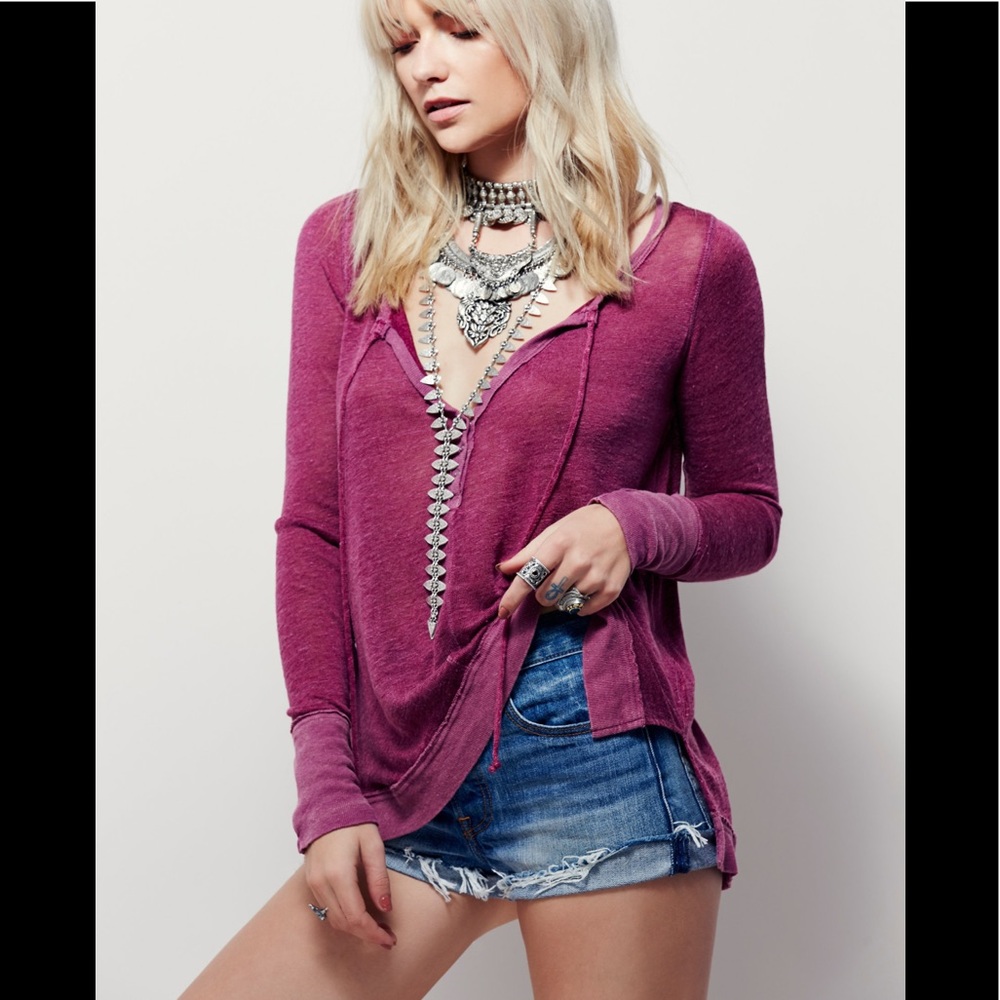 Free people top/colonial rose